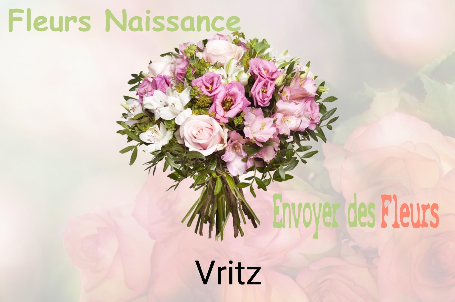 Bouquet de fleurs de naissance livré à Vritz